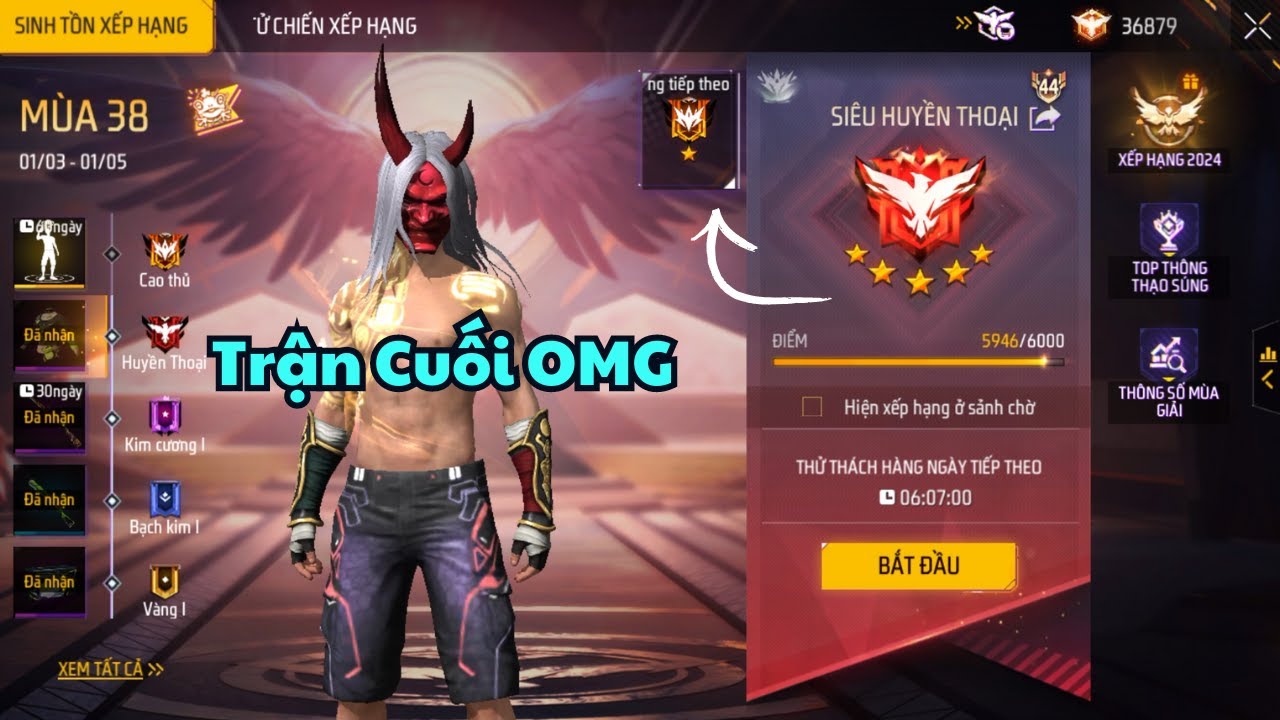 [FreeFire] Trận Cuối Lên Cao Thủ Đầy Bất Ổn....| Kan GM