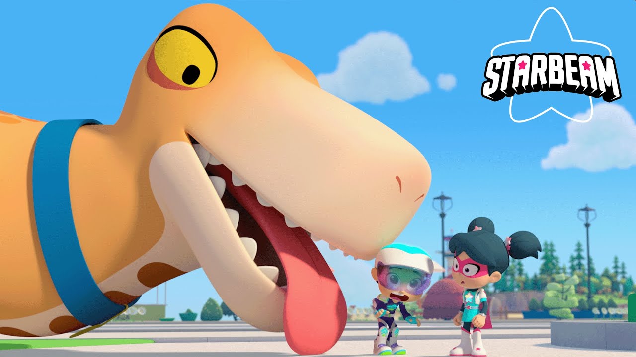 Starbeam's T-Rex Mayhem + More Superhero Cartoons For Kids