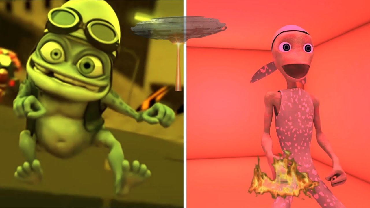 WRONG COLORS CRAZY FROG ALIEN AND ME KEMASTE DE SAFIO Funny Dance Normal Fast Very Fast