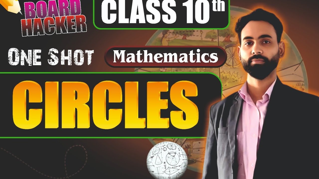 Class 10 Maths Circle One Shot Revision | Tangent & Radius NCERT | Board Exam 2025–26 | Kanhaiya Sir