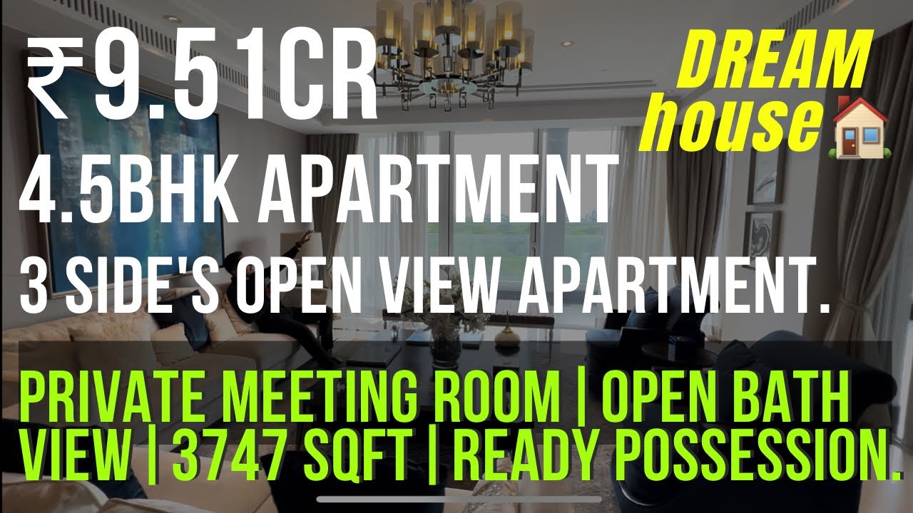 4.5 BHK Ultra Luxury Apartment in Kalyani nagar Pune | 3747sqft | Ready Possession Apartment.