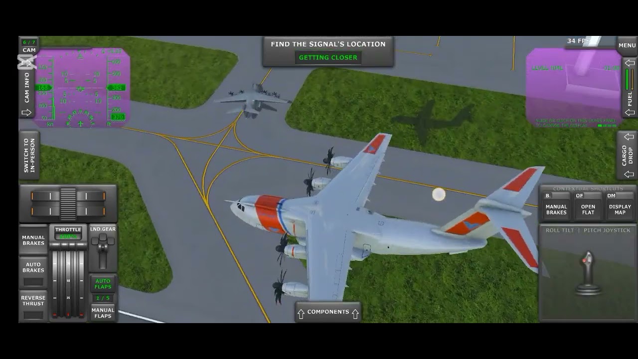 Big plane landing 🛬!