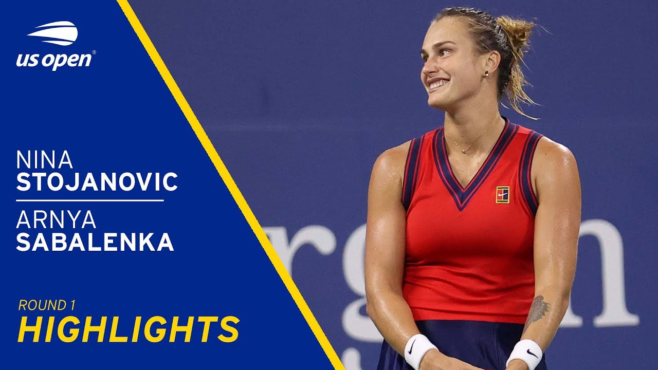 Nina Stojanovic vs Aryna Sabalenka Highlights | 2021 US Open Round 1