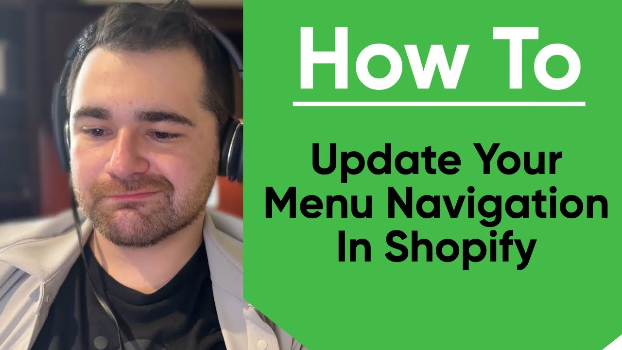 Updating Menu Navigation on Shopify Store