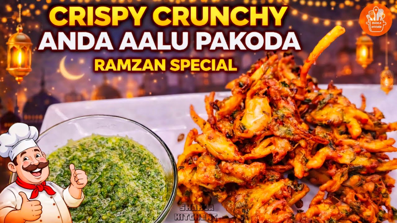 Crispy Crunchy Anda Aalu pakoda Ramzan EP 16 @ShahlaKitchen777 Ramzan special 😻 2026