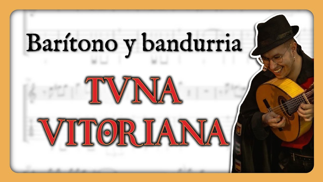 Cómo tocar TUNA VITORIANA | Baritono y bandurria | partitura cifrada