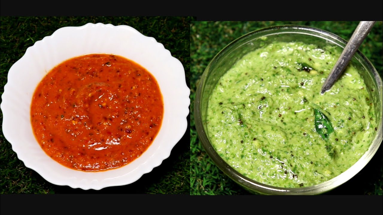 CHUTNEY RECIPES - கார சட்னி - தக்காளி சட்னி - வெங்காய மல்லி சட்னி