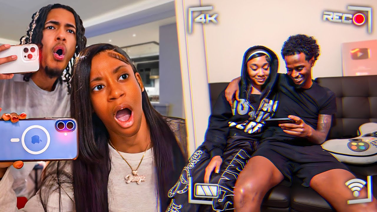 WE SET UP A HIDDEN CAMERA ON MYA & DUS😏 **MUST WATCH**