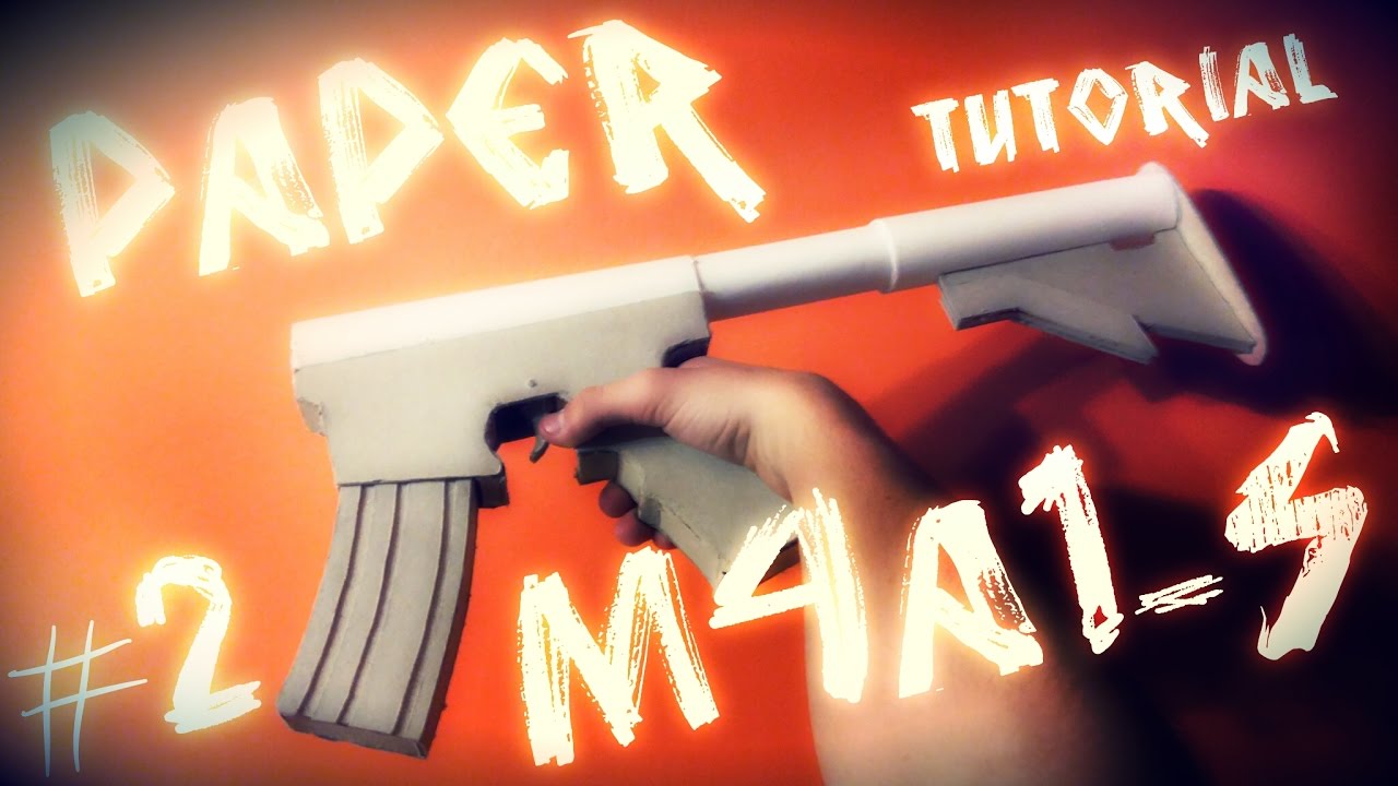 Paper m4a1-s Tutorial (CS:GO) #2