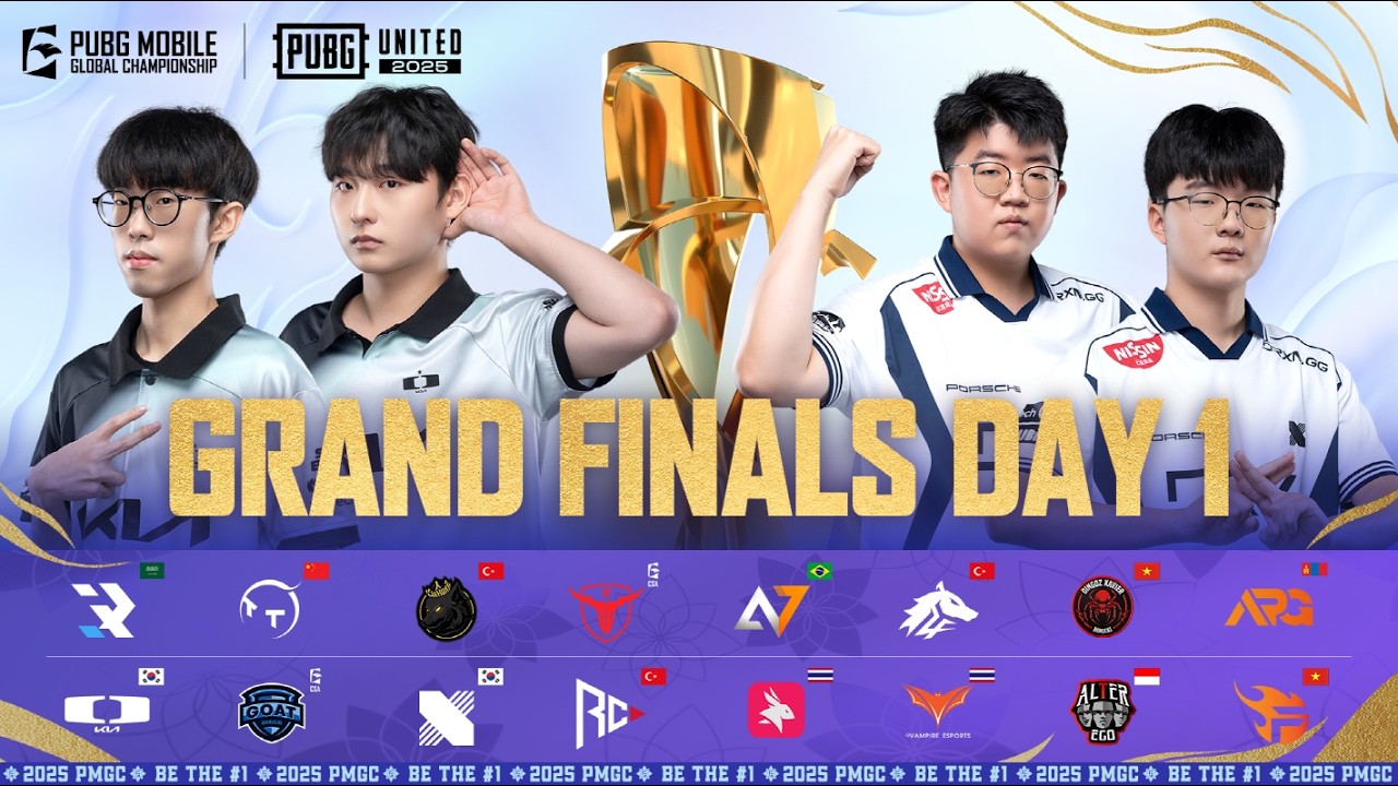 2025 PMGC GRAND FINALS DAY 1 (12.12) l 배틀그라운드 모바일
