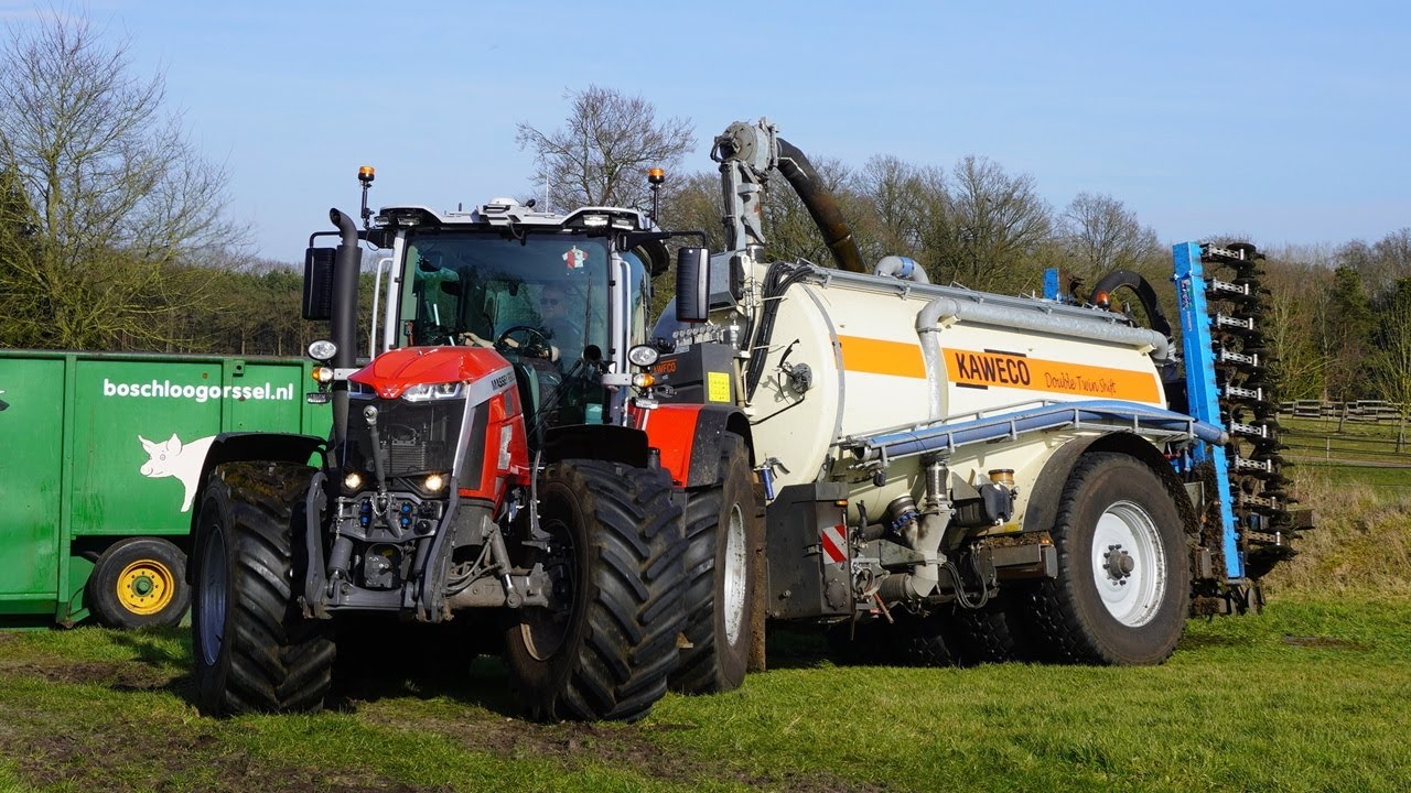 2025 | Massey Ferguson 8S 305 + 6497 | Mest injecteren | Boschloo Gorssel | Injection slurry