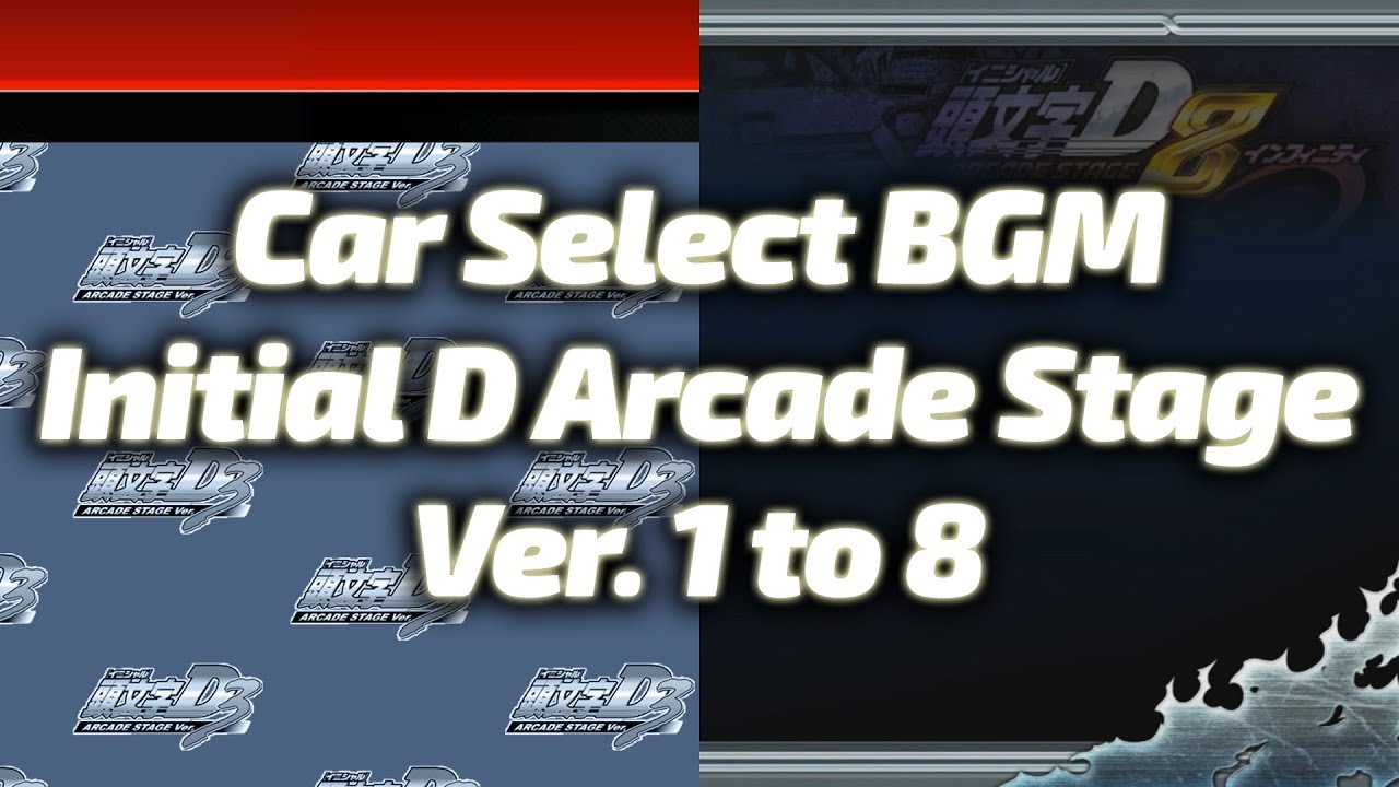 Car Select BGM from Initial D Arcade 1 to 8