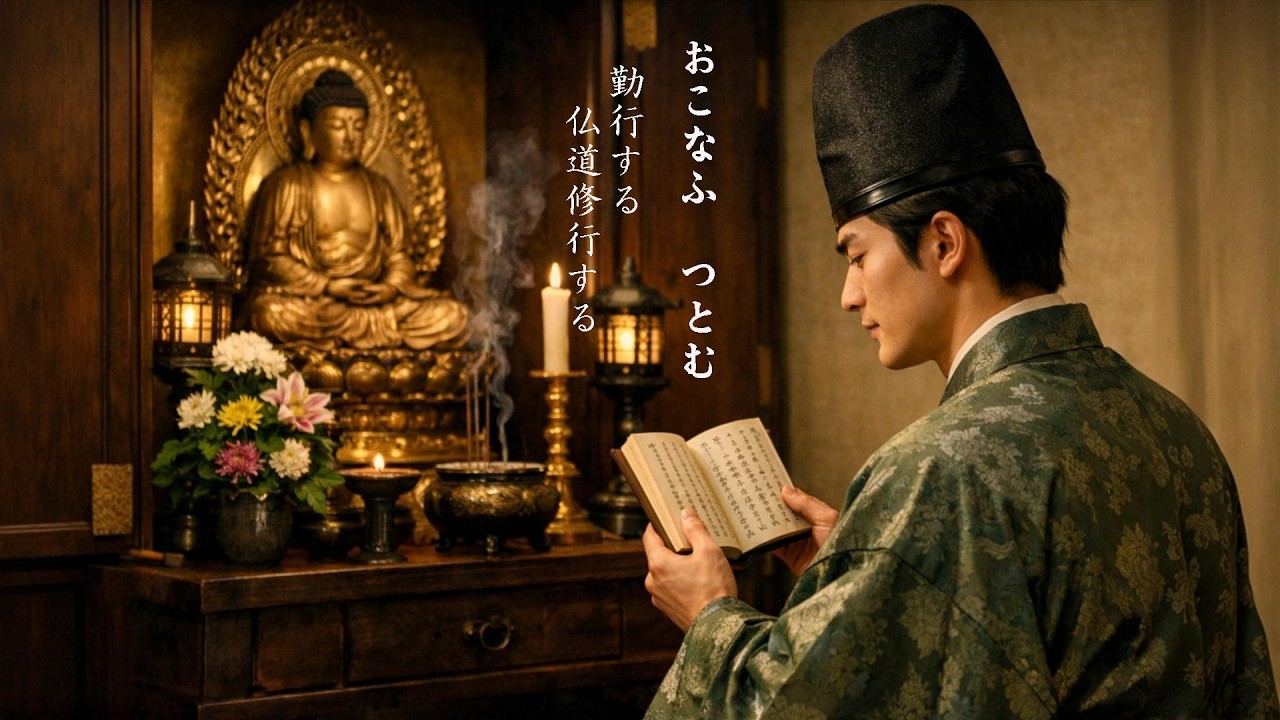 イメージで古文単語　動詞編　〜おこなふ〜　弘徽殿女御と光源氏