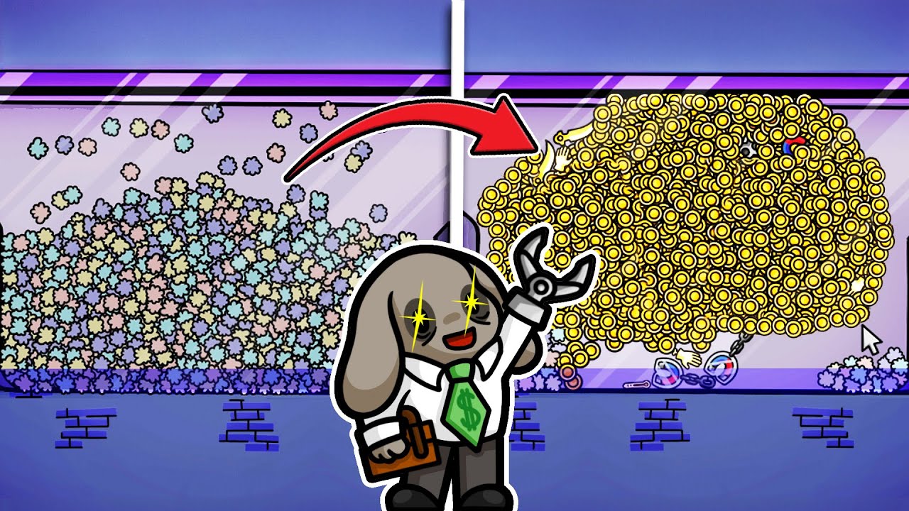 I broke this Game with insane amounts of Money | Dungeon Clawler