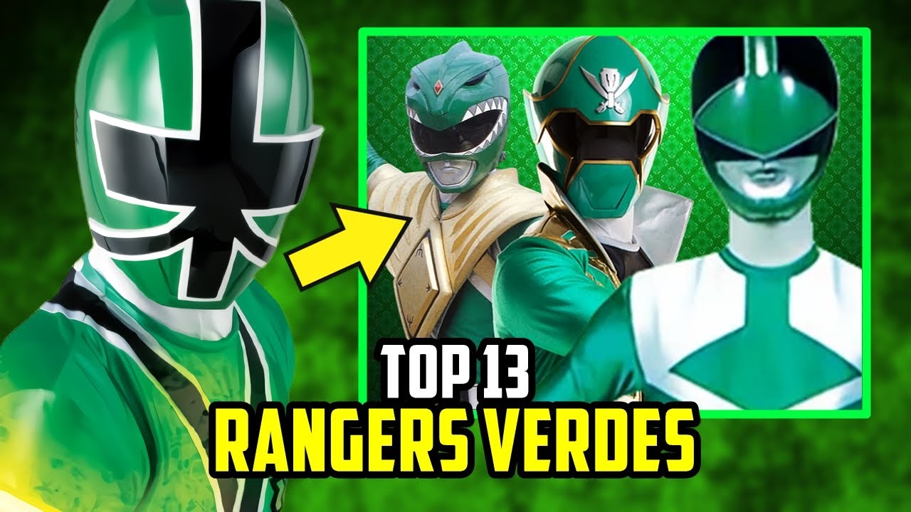LISTANDO TOP 13 POWER RANGERS DA COR VERDE