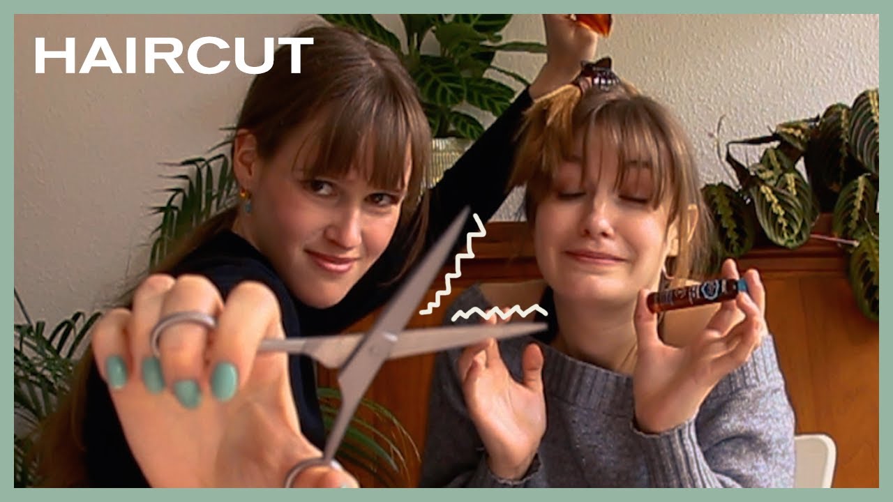 ASMR | Real HAIRCUT on a Friend | scissor sounds [german | deutsch whispered]