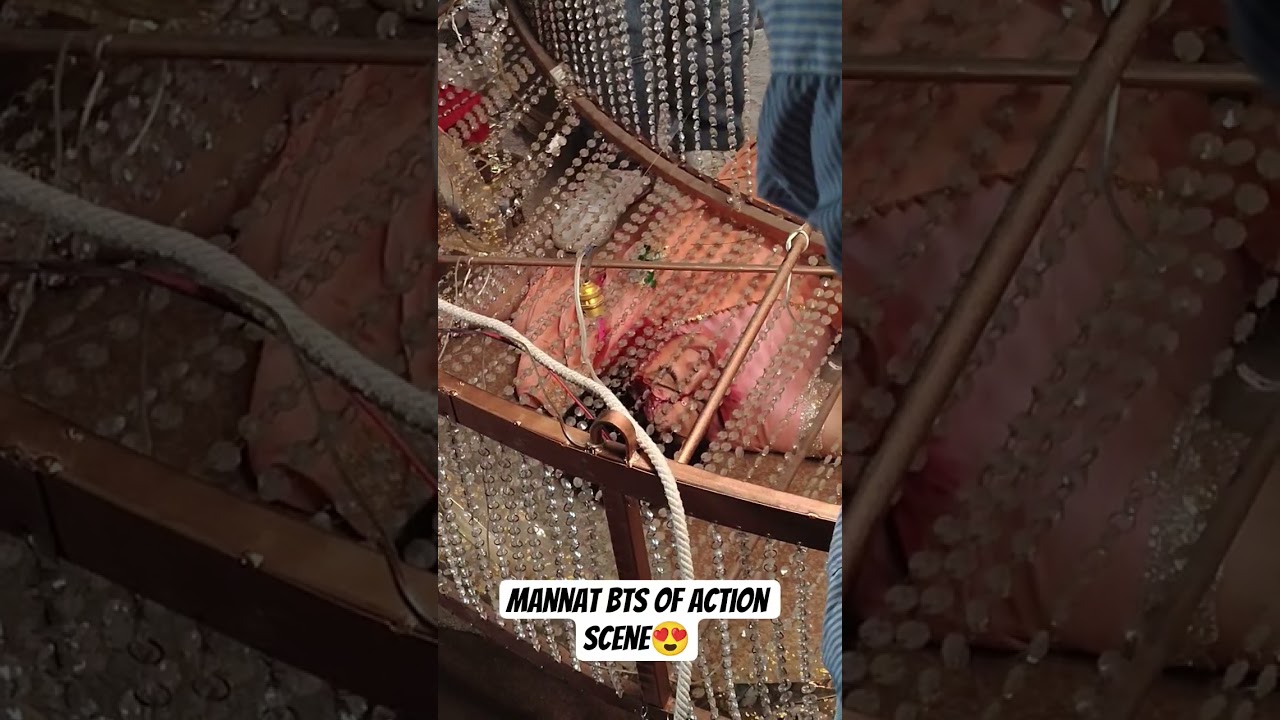 Mannat : Serial mannat bts shoot of action scene 😍 