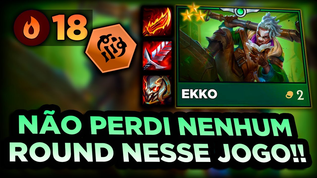 NÃO PERDI NENHUM ROUND COM A COMP DO EKKO!! | DUPLAS DINÂMICAS SET 16 TFT