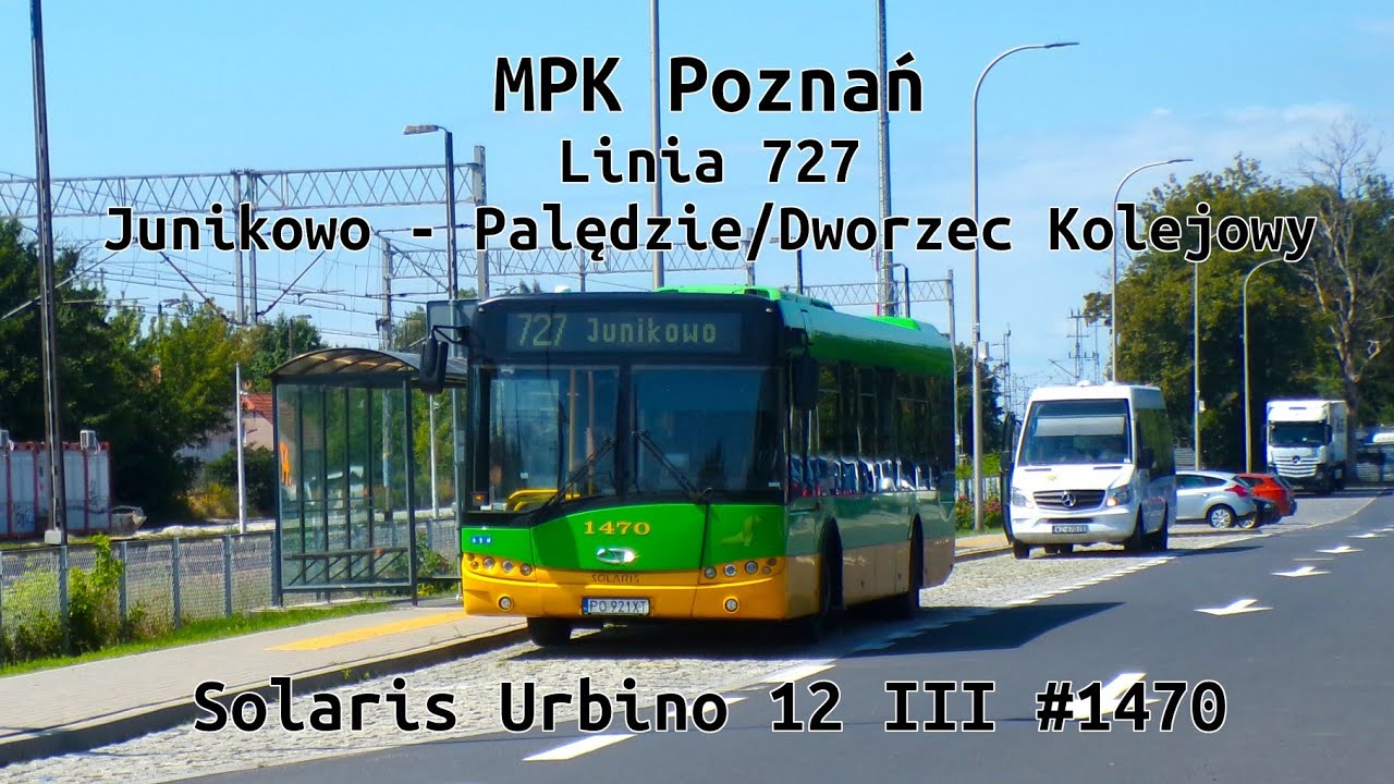 MPK Poznań - Solaris Urbino 12 III #1470 - Linia 727