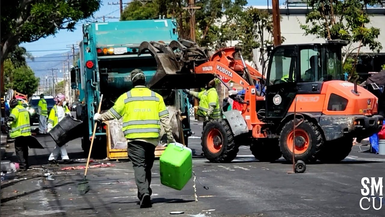 Venice Homeless Encampment Clean-up