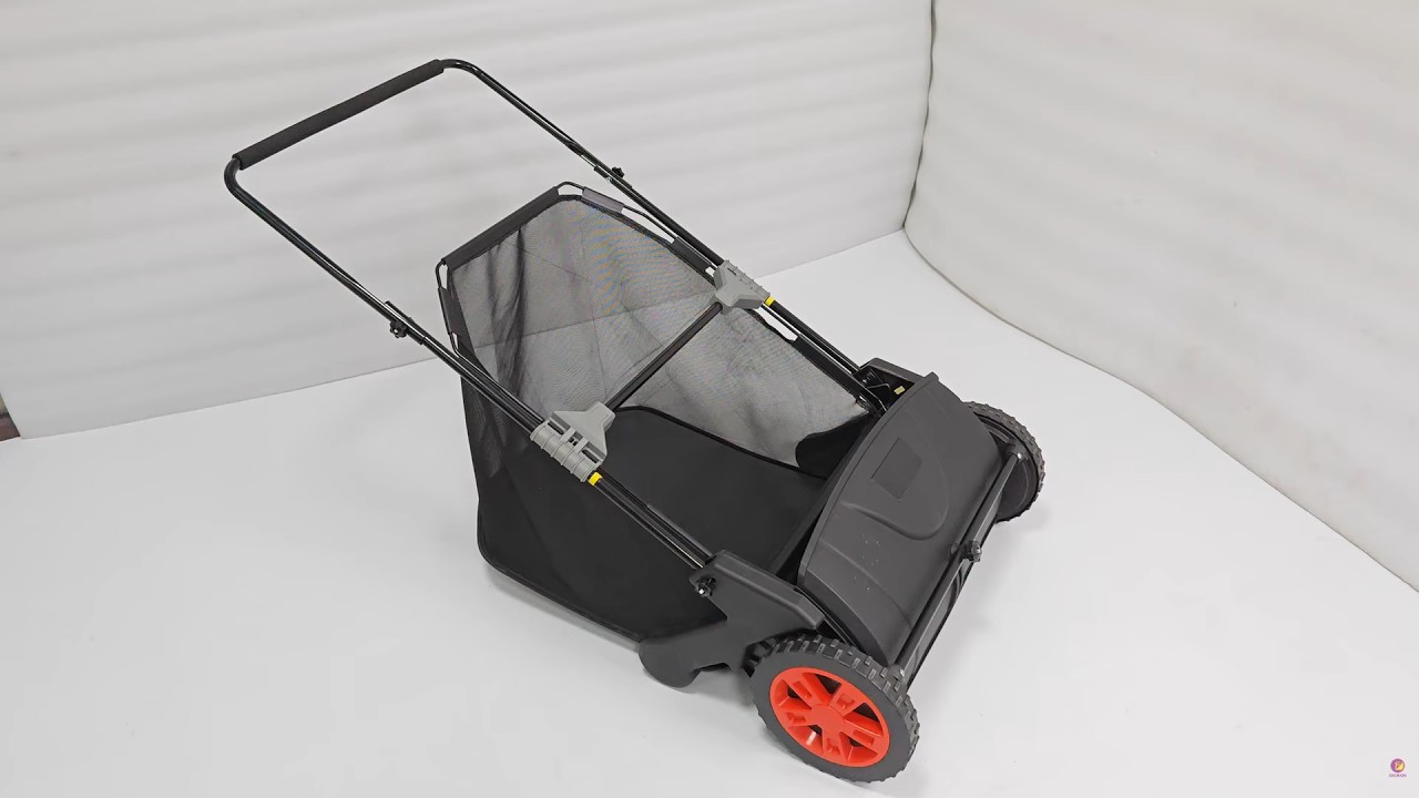 EAGWON 21” Push Lawn Sweeper Assembly Video