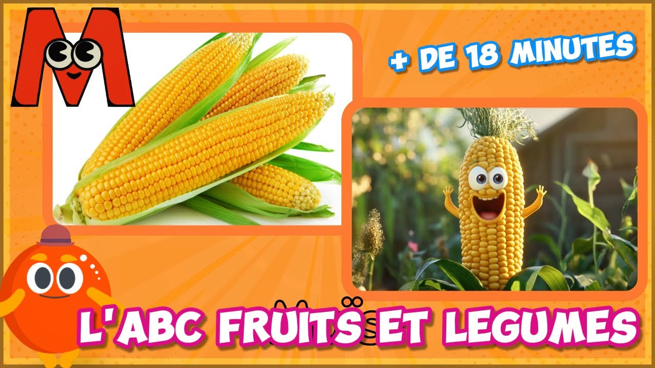 🍎 Découvre les Fruits et Légumes ! Vidéo Éducative pour Enfants 🍉 #enfants  #bebe  #Éducation