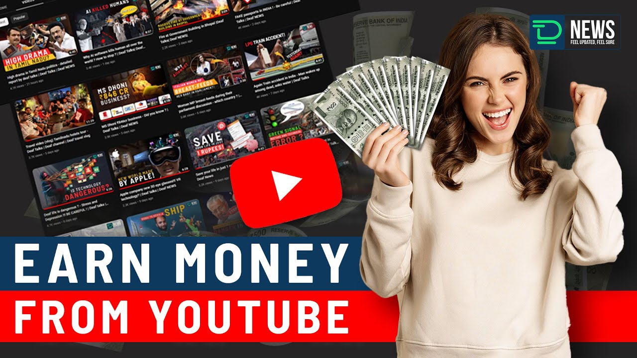 Earn money from YouTube | Deaf Talks| Deaf NEWS|