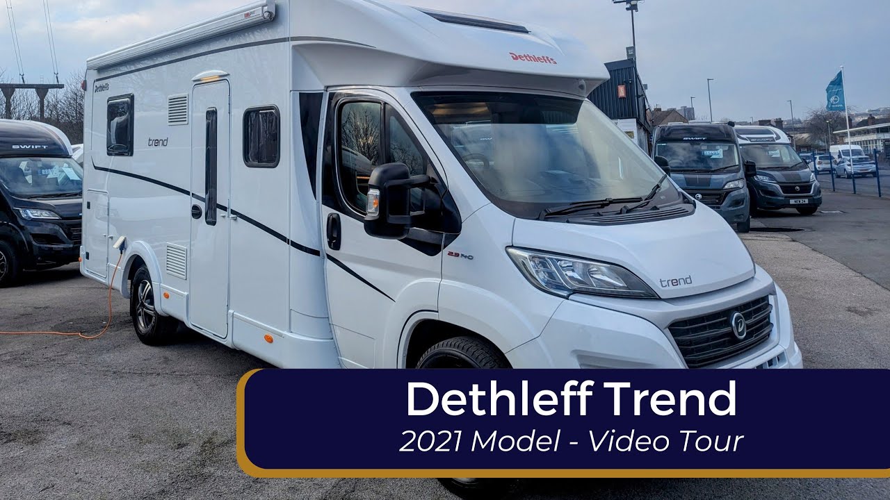 Dethleff Trend - 2021 Motorhome UK - Fixed Island Bed Video Tour