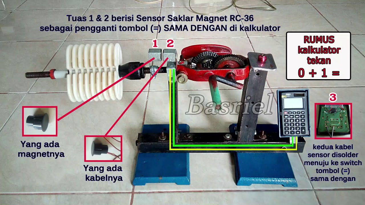 MEMBUAT ALAT GULUNG DINAMO DARI BOR JADUL