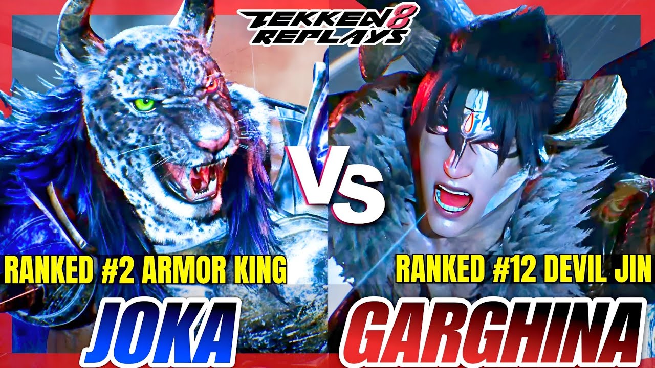 Tekken 8 | Joka (Armor King) vs Garghina (Devil Jin) | High Level Ranked Match Replay