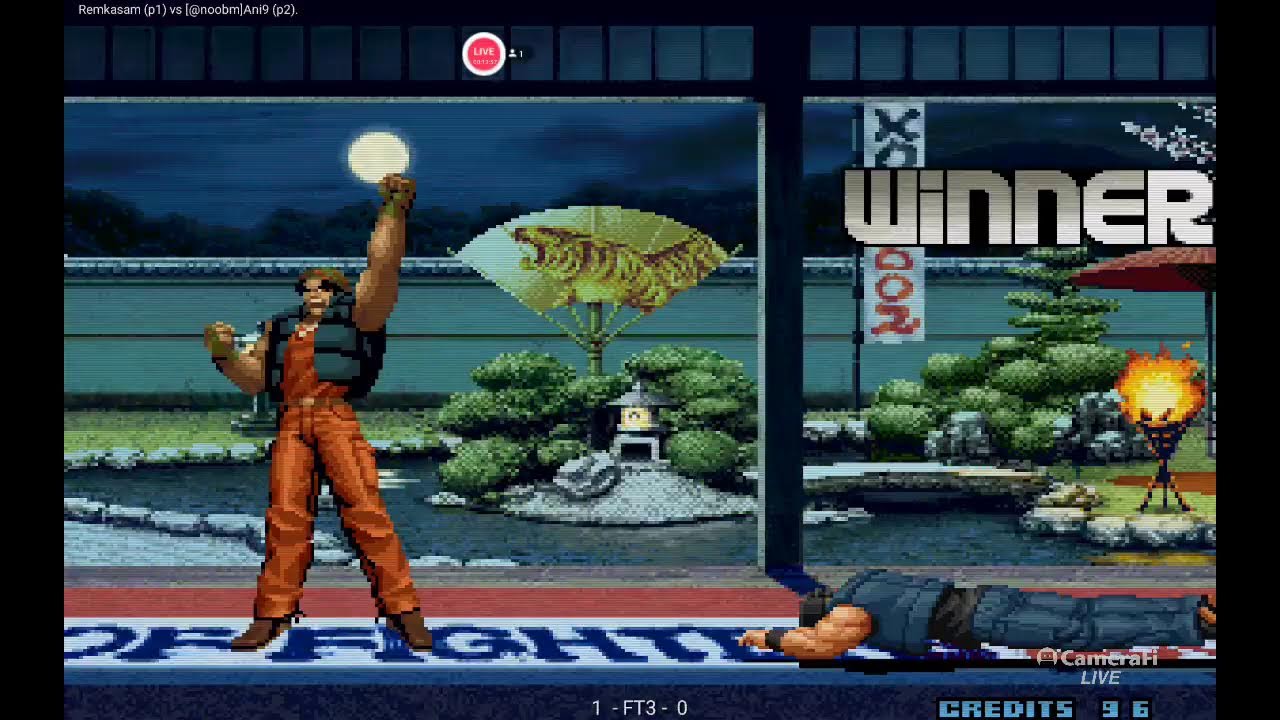 The king of fighters 2002's broadcast