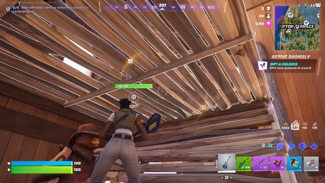 Found a hacker in my game in fortnite