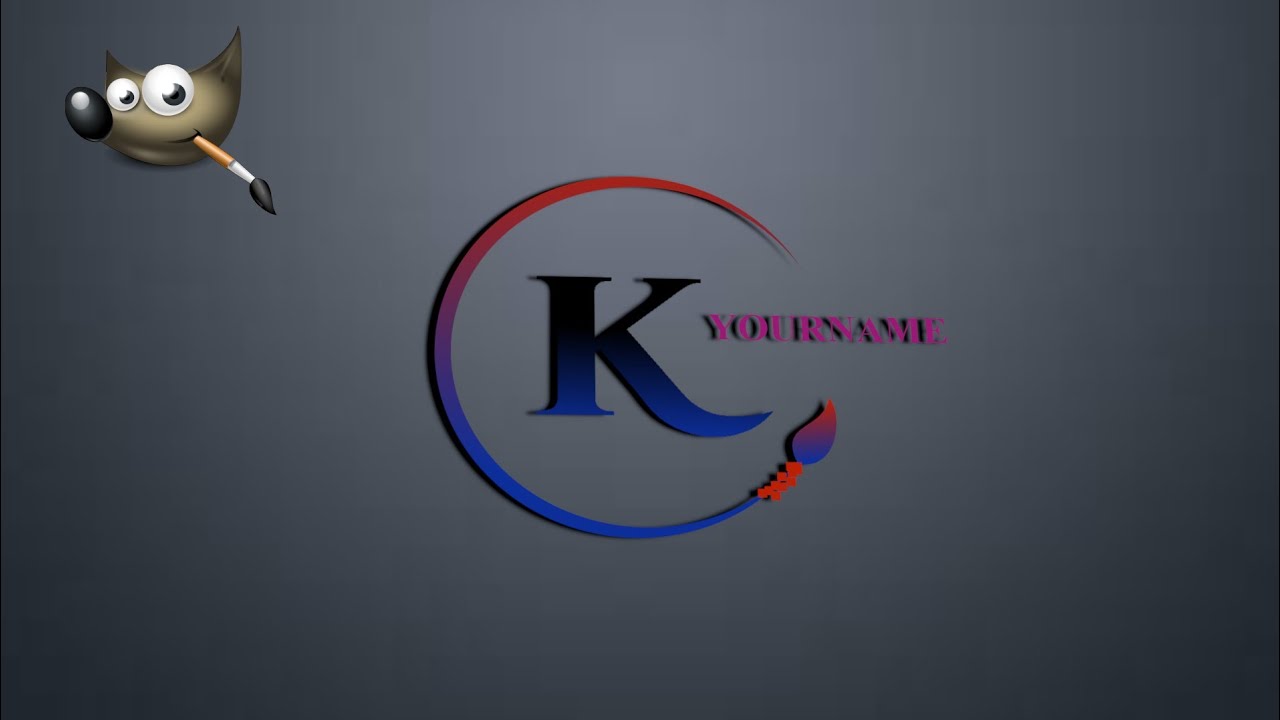 Gimp Tutorial: How to make company logo design name logo design In gimp 2.10