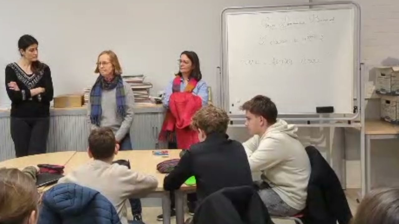 Somme : Isabelle Bernard, veuve de Dominique Bernard,  était au collège de Moreuil