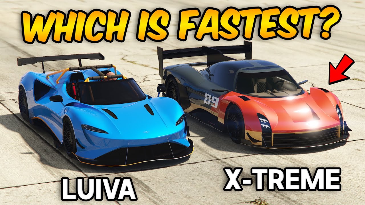GTA 5 ONLINE - LUIVA VS X-TREME (WHICH IS FASTEST?)