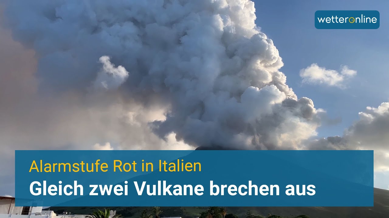 Vulkaneruptionen in Italien: Ätna und Stromboli brechen spektakulär aus