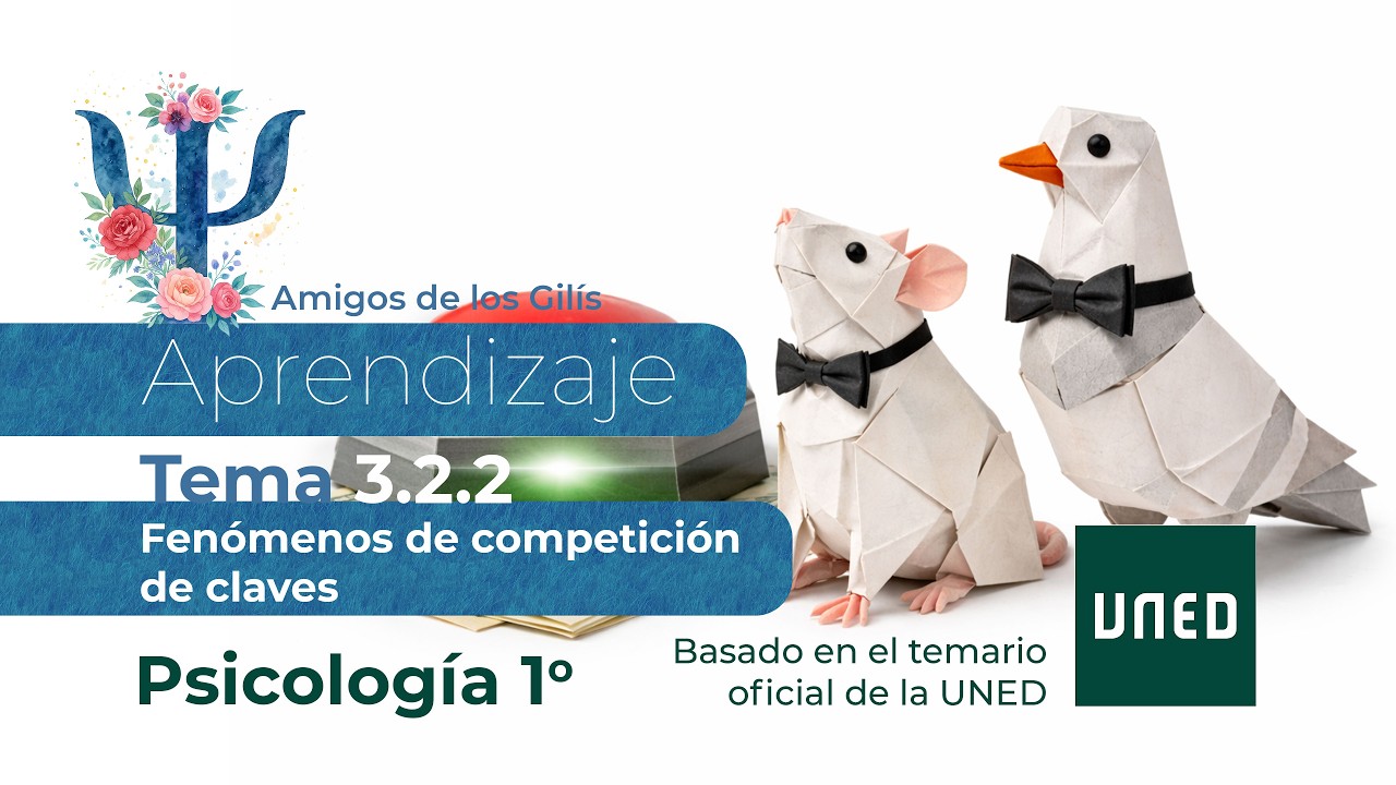 Tema 3.2.2. Fenómenos de competición de claves. Aprendizaje de 1º de Psicología de la UNED.