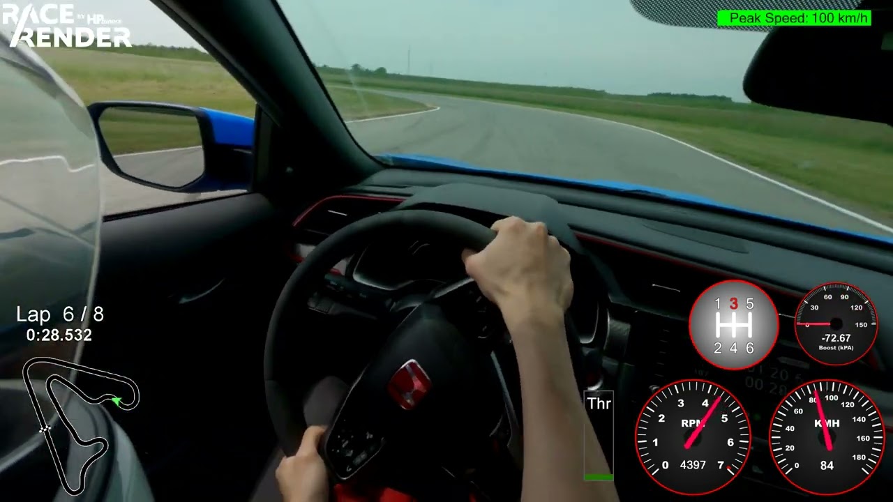 2025-06-15  FK8 Type R Toronto Motorsports Park, finally sub 1:20!