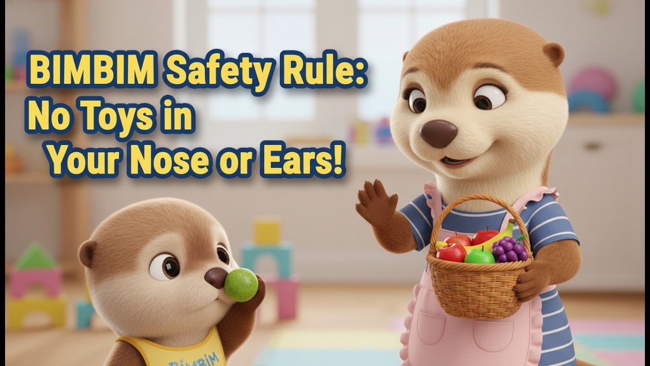 BIMBIM Safety Rule: No Toys in Your Nose or Ears!