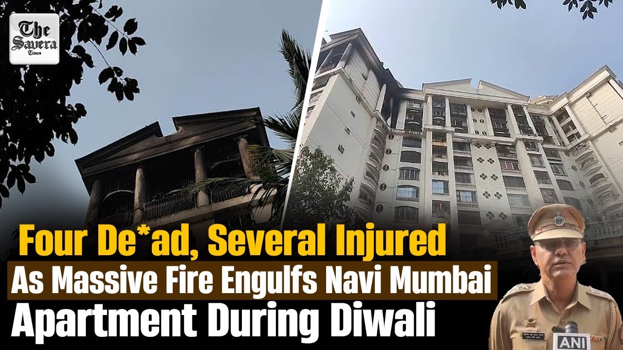 LIVE | Four Dead, Several Injured as Massive Fire Engulfs Navi Mumbai Apartment During Diwali