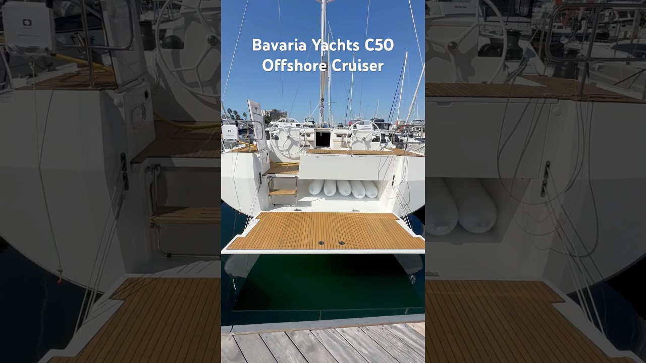 Tour of the Bavaria Yachts C50 Offshore Cruiser Sailboat that is for sale in San Diego California