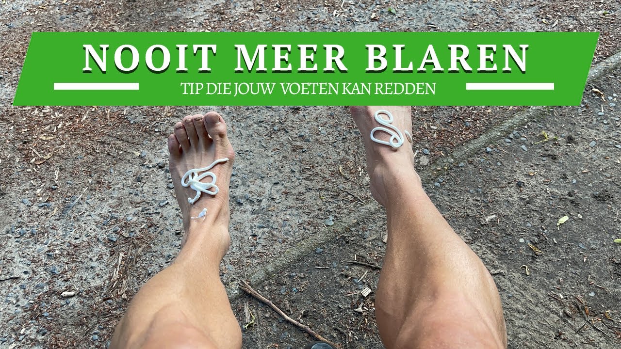 Nooit meer blaren en de correcte manier om jouw loopschoenen aan te trekken.
