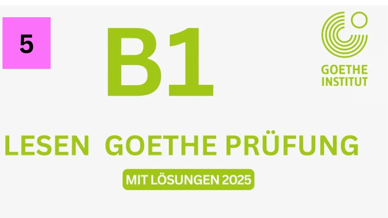 Katrins Blog b1 lesen Goethe Exam 2025