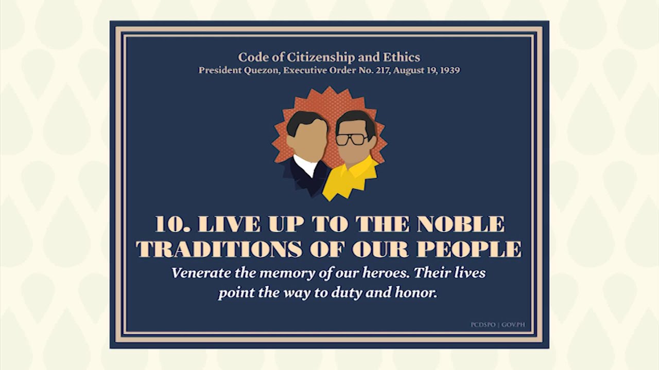 Quezon's Code of Citizenship and Ethics
