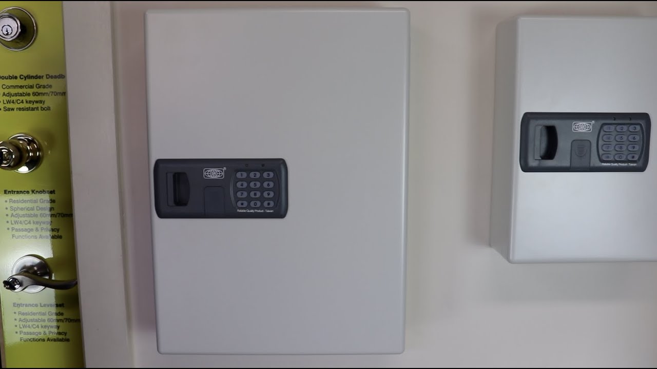 How to set the code on the Atlas DKB Digital Key Cabinet