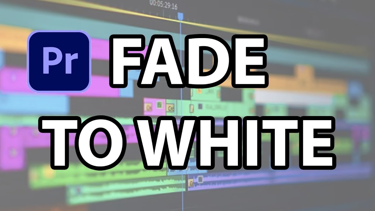 Premiere Pro 2025 : How to Fade to White