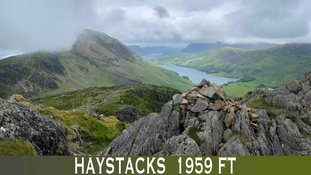 SILENT Lake District walk from popular Buttermere up to Haystacks with scramble