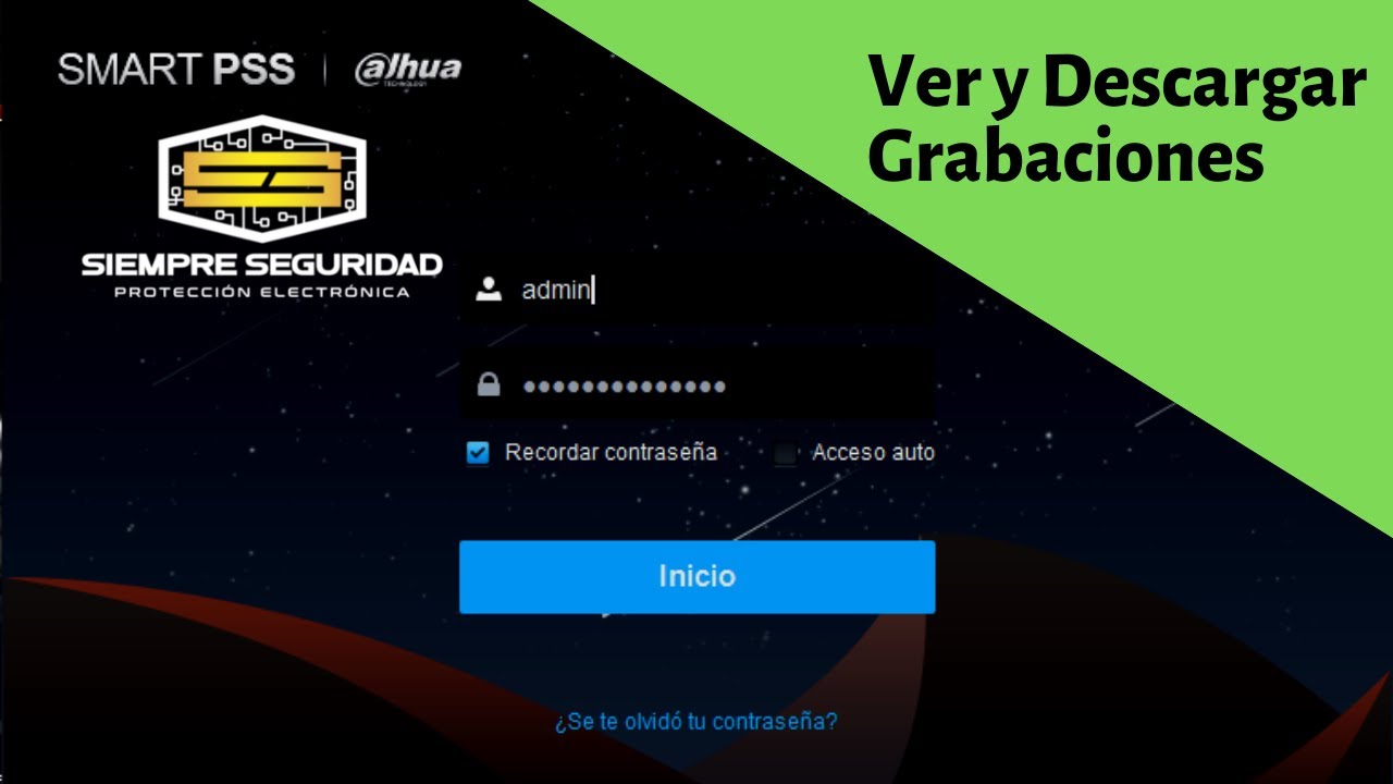 Ver y descargar grabaciones DVR Dahua - SmartPSS ✅