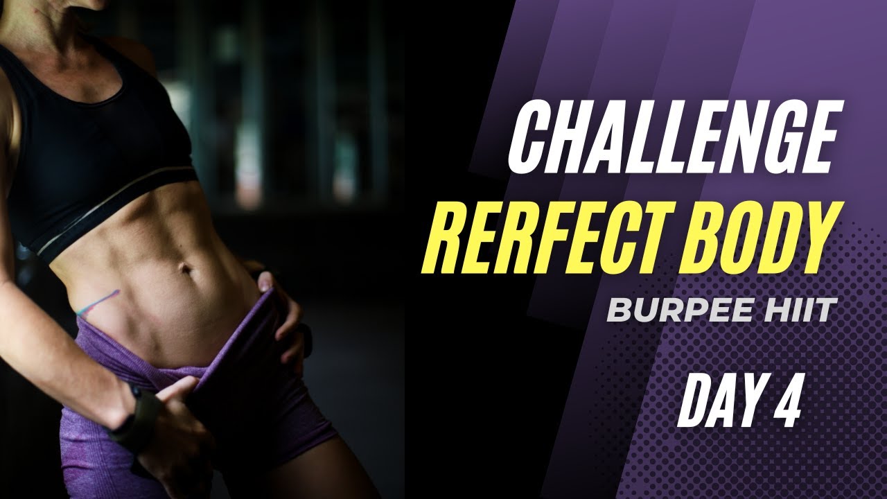DAY 4 - 30 min BURPEE HIIT - challenge workout for YOU | mega powerful 💥 | BURN FAT | WEIGHT LOSS