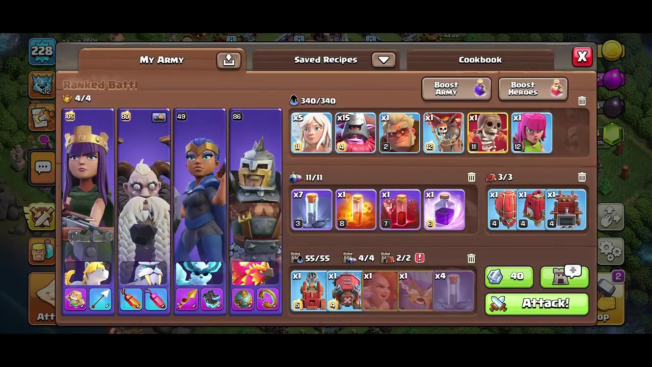 EASY & BROKEN Attack Strategy | Throwers + Totem Spell Spam with Life Gem DOMINATES | Clash of Clans